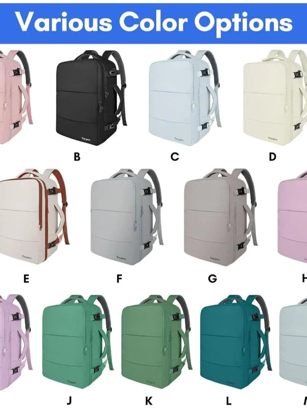 Backpack for Women, Carry on Backpack with Laptop Compartment | Travel Laptop Mo - Picture 2 of 7